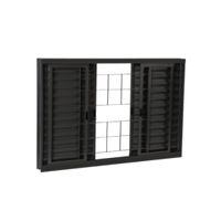 Janela Veneziana 120x100 Crv Stander Quadrada