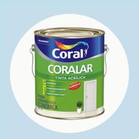 Tinta Coralar Latex Azul Praia 3,6 Litros