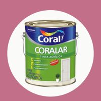 Tinta Coralar Latex Rosa Acai 3,6 Litros