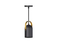 Pendente Taschibra Bell Mini e27 Preto Fosco/Ouro
