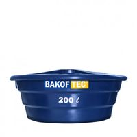 Caixa D Água Bakof Plástico 200lt Redonda
