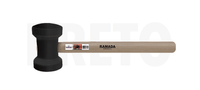 Martelo Ramada Borracha Preto 60mm Rf-20601-E