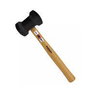 Martelo Borracha Preto 80mm 20801-E Ramada