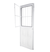Porta Crv Almofadada Branco C/Postigo Direita 210x80 Nobre