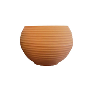 Vaso Esfera 34 Terracota Japi