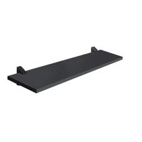 Prateleira Prat-K Cor Preta 1.5x20x60cm Com Suporte Preto 08857.020