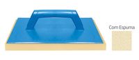 Desempenadeira Metasul Poliestireno Com Espuma Azul 14x27