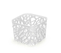 Cesto Arthi  Mosaico Branco 4 Lt Rf-5047
