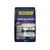 Argamassa Fortaleza Porcelanato Interno Cinza 20kg