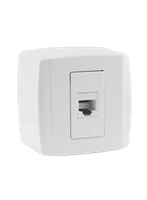 Tomada Branca Sistema X De Rede Rj45 8464 Ilumi