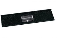 Pia Com Cuba De Inox 199x55 Roralit Preta