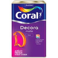 Tinta Coral Decora Matte Fosco Branco 18 Litros