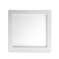 Luminária LED 12w 6500k Elgin Downlight Quadrada de Embutir Bivolt Luz Branca Fria