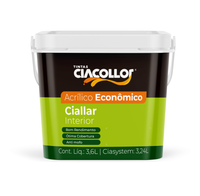 TINTA ACRILICA CIALLAR 3,6L BIANCO SERENO