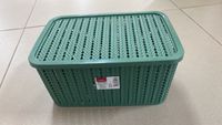 Caixa Plasútil C/Tampa Peg Trama Verde 4.7Lt Rf-000260