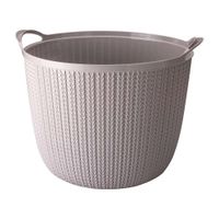 Cesta Redonda C/Alças Plasútil Trama Rf-002742