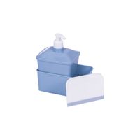 Kit Porta Detergente C/Rodinho Plasútil Rf-009908