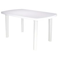 Mesa Retangular Camboriu Branca Tramontina