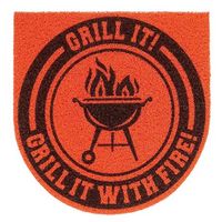 Tapete Kapazi Vinil Print Grill It Laranja 60x60cm