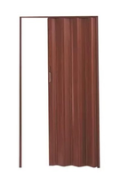 Porta Sanfonada Pvc Flex Mogno 210x84 Plasflex
