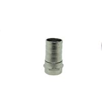 Conector Coaxil Foxlux Tipo Rosca Rg6 Com 2 Unidades