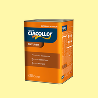 TINTA ACRÍLICA AMARELO CÁNARIO 18 LITROS CIATURBO FOSCO