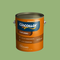 TINTA ACRÍLICA VERDE KIWI 3,6 LITROS CIATURBO FOSCO