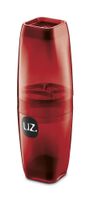 Porta Escova Uz C/Tampa Premium Vermelho