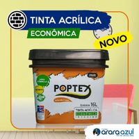 TINTA ACRILICA POPTEX BRANCO NEVE BALDE 16LT