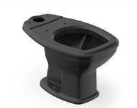 Vaso Sanitário Fit Plus S/Cx Acoplada Preto Celite