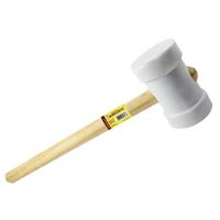 Martelo De Borracha Bom Corte Branco 40mm