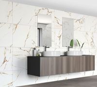 Porcelanato Gaudi 1.93m² 80x80 Calacata Oro Polido