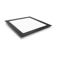 Painel Lumanti Led Embuitir Quadrado Preto Flat 24w 6500k