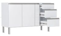 Gab De Aço P/Pia Gaia Flat Branco 1:50 Cozimax