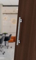 Puxador Tubular Duplo Reto Alumínio 60cm Escovado 092228 União