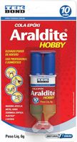 Adesivo Araldite Hobby 6G Seringa Blister Tekbond