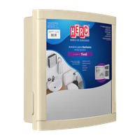 Armário Herc P/Banheiro Tivoli Bege Rf-355