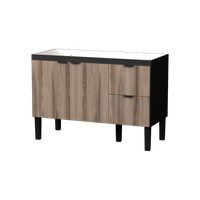 Gabinete De Madeira Cozimax P/Pia Colibri Preto/Tamarino 1141mm 1:20m