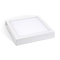 Painel Lumanti Led Sobrepor Quadrada Branco Flat 18w 6500k