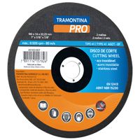 Disco De Corte Aco Inox Tramontina 7