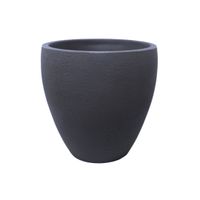 VASO JAPI ELIPSE RUSTICO 40 GRAFITE