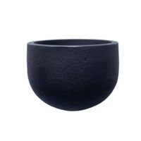 VASO JAPI REDONDO RUSTICO 45 GRAFITE
