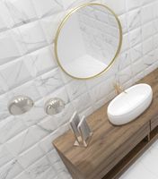 Porcelanato Rox 1.55m² 72x72 Carrara 3d Acetinado 72726