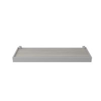 Prateleira Duetto Cor Concreto Com Moldura Cinza 4x20x40cm 10209.030