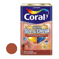 Resina Telha Cerâmica 18litros Coral