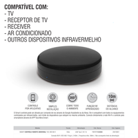 CONTROLE REMOTO TASCHIBRA SMART 200 WIFI