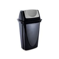 Lixeira Plasútil Eblack Basculante 9 Litros Rf-3485