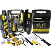 JOGO DE FERRAMENTAS TITANIUM 200 PEÇAS