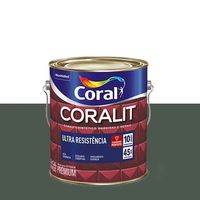 Esmalte ultra resistência verde escolar fosco coralit 3.6lt