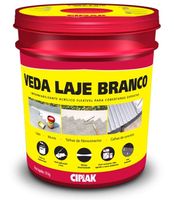 Manta líquida Impermeabilizante Veda Laje Branco 18kg Ciplak